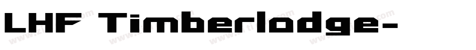 LHF Timberlodge字体转换